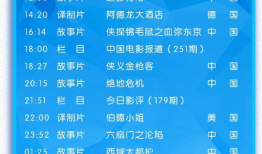 cctv6电影节目表,精彩影片轮番上演，周末观影指南